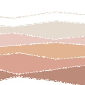 Origin 21 Fabric Shower Curtain Sunset Stripe mildew resistant 72 x 72